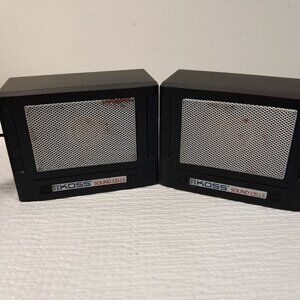 Koss Sound Cells Stereo Amplified Speaker set right left Vintage FOR PARTS